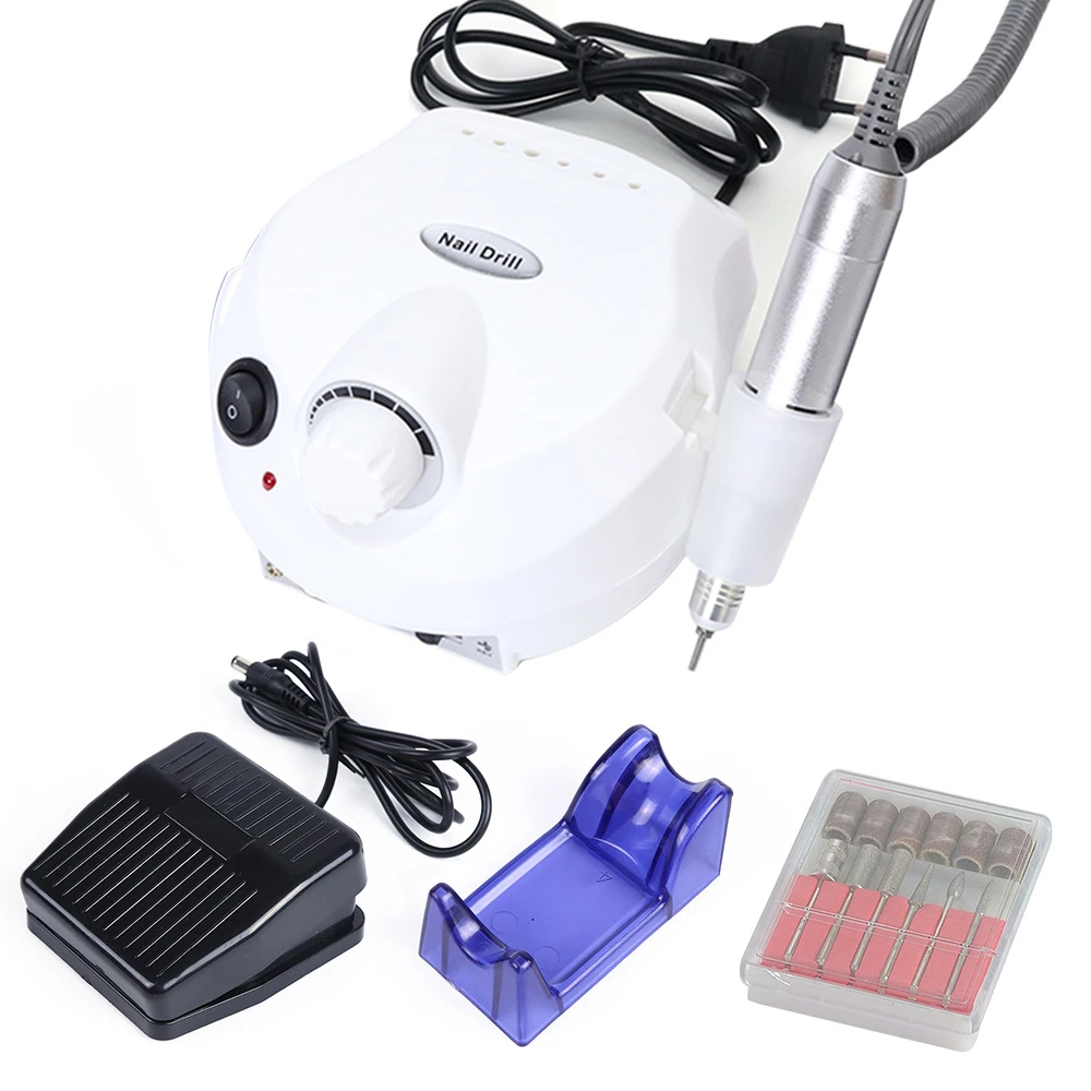 30000RPM Pro Electric Milling Cutter Machine Manicure Nail Drills Pedicure Removing Gel Polish Drill Bit Set Nail Tool LADR401-1
30000RPM Pro Electric Milling Cutter Machine Manicure Nail Drills Pedicure Removing Gel Polish Drill Bit Set Nail Tool LADR401-1