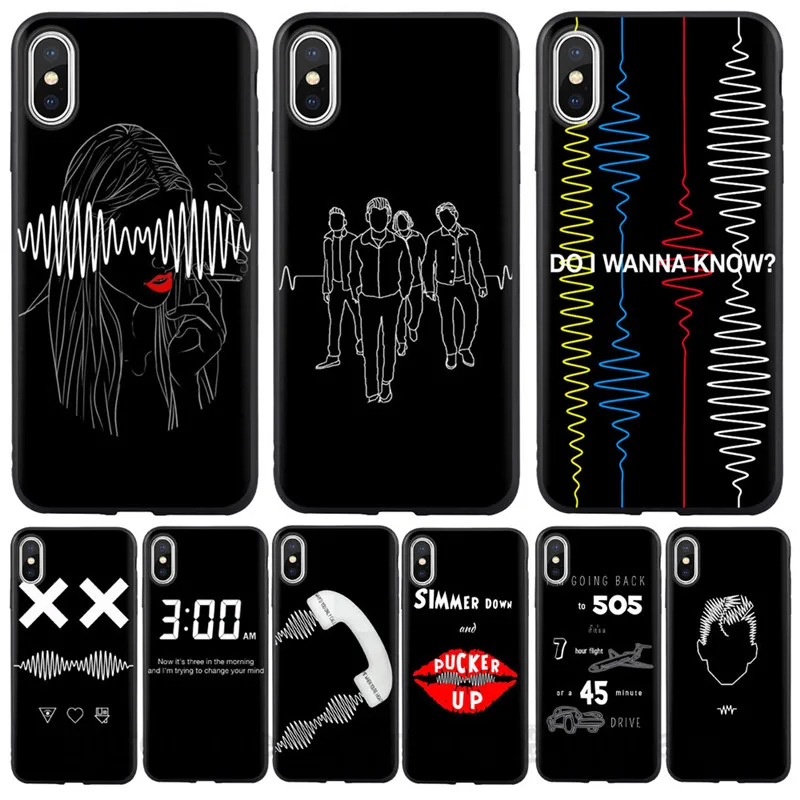 Arctic monkey Pop music TPU Soft rubber Case For Apple iPhone X XR XS Max 6 6S Plus 5 5S SE 7 8 Plus Soft silicone phone Cover
Arctic monkey Pop music TPU Soft rubber Case For Apple iPhone X XR XS Max 6 6S Plus 5 5S SE 7 8 Plus Soft silicone phone Cover