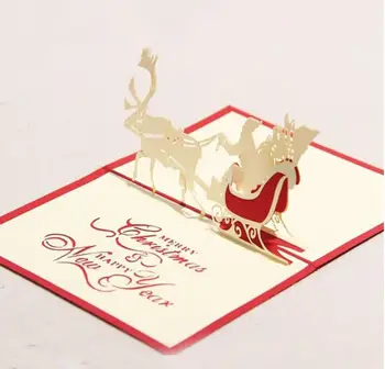 Creative Handmade Christmas Cards 3D Festive Greeting Card Pop Up Merry Christmas Gifts Souvenirs Postcards
Creative Handmade Christmas Cards 3D Festive Greeting Card Pop Up Merry Christmas Gifts Souvenirs Postcards