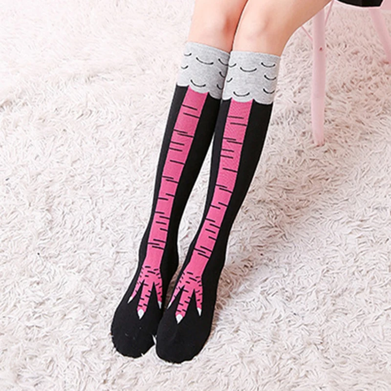 Novelty Chicken Feet Pattern Over Knee Long Boots Stovepipe Stockings For Women Ladies Middle Long Thigh-High Stockings FS0434
Novelty Chicken Feet Pattern Over Knee Long Boots Stovepipe Stockings For Women Ladies Middle Long Thigh-High Stockings FS0434