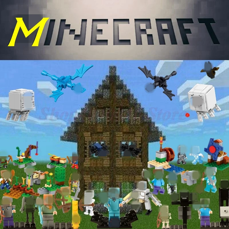 Minecraft Legoings Iron Golem And Pig Action Figures Building Block Compatible Kids Toy Legoing Minecrafto DIY Kids Toy
Minecraft Legoings Iron Golem And Pig Action Figures Building Block Compatible Kids Toy Legoing Minecrafto DIY Kids Toy