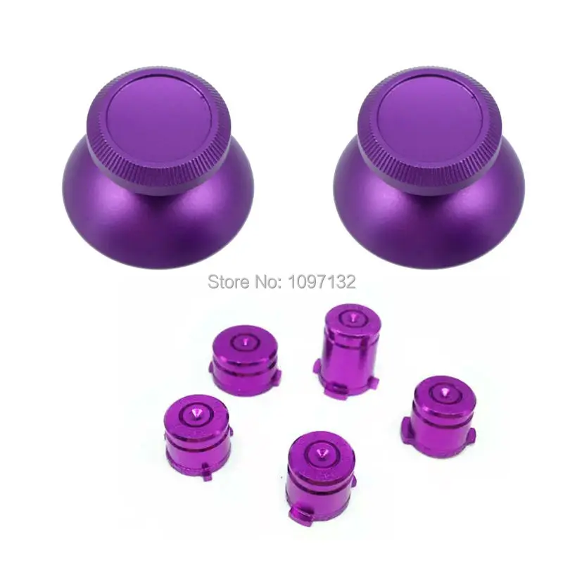 Aluminium Alloy Metal Joystick Mushroom Caps 9mm Bullet Shape Button set for Xbox Onexboone Controller Gamepad (6)