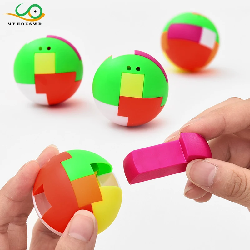 MYHOESWD Rainbow Magic Puzzle Ball Educational Puzzles Toys for Child Toy finger Cube Game 3D Assembly Building Blocks | Игрушки и хобби
