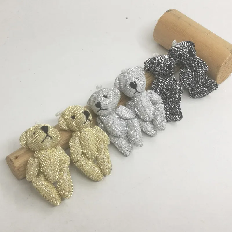 Wholesale 12 PCS 4.5 cm Sequin Kawaii Mini Joint Teddy Bear Plush Kids Toys Stuffed Dolls Bright silk Wedding Gift For Children 
Wholesale 12 PCS 4.5 cm Sequin Kawaii Mini Joint Teddy Bear Plush Kids Toys Stuffed Dolls Bright silk Wedding Gift For Children
