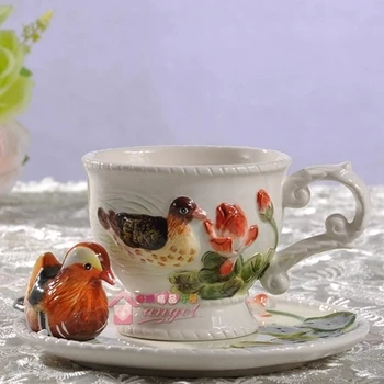 Drinkware Yuanyang splashing ceramic coffee cup teacup water cup milk cup home gift
Drinkware Yuanyang splashing ceramic coffee cup teacup water cup milk cup home gift