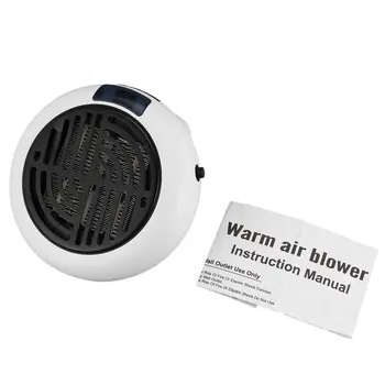 900w Mini Warm Air Blower Wall-outlet Portable Heater Auto Shut-off Compact And Powerful Digital Led Screen US/EU
900w Mini Warm Air Blower Wall-outlet Portable Heater Auto Shut-off Compact And Powerful Digital Led Screen US/EU