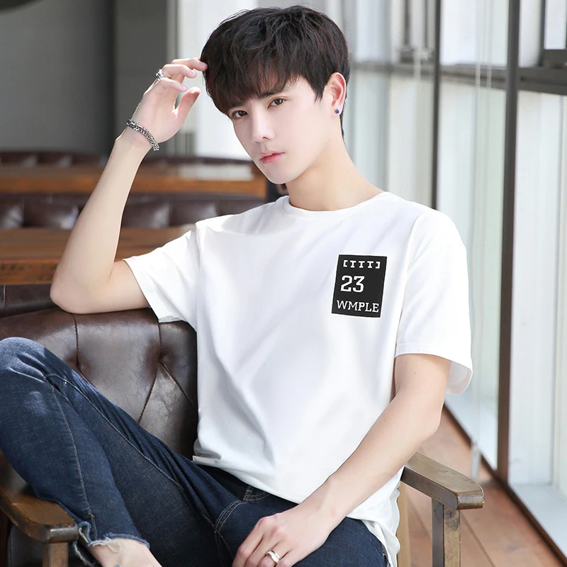 New Summer Men's t shirt 23 Letter Print T-shirt Fashion Cotton O-neck Short Sleeve men's T-shirts Streetwear tee shirt homme
New Summer Men's t shirt 23 Letter Print T-shirt Fashion Cotton O-neck Short Sleeve men's T-shirts Streetwear tee shirt homme