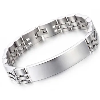 12mm Xmas Gift New Arrive 316L Stainless Steel Smooth Silver Color ID Chain Bracele Bangle Men's Wristband Unisex's Jewelry8.26"
12mm Xmas Gift New Arrive 316L Stainless Steel Smooth Silver Color ID Chain Bracele Bangle Men's Wristband Unisex's Jewelry8.26"