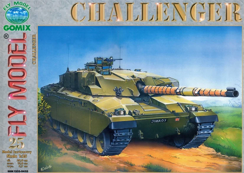 Paper Model British Challenger Main Battle Tank | Игрушки и хобби