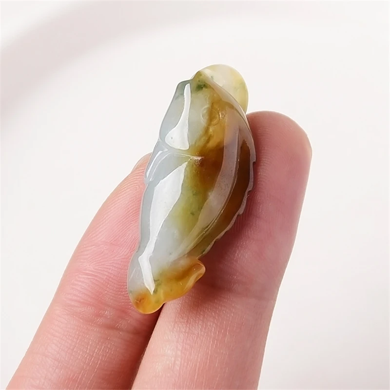 New 2019 Natural Yellow jade Fish Pendant Hand carved With lanyard And certificate Size 41*16*8.9MM
New 2019 Natural Yellow jade Fish Pendant Hand carved With lanyard And certificate Size 41*16*8.9MM