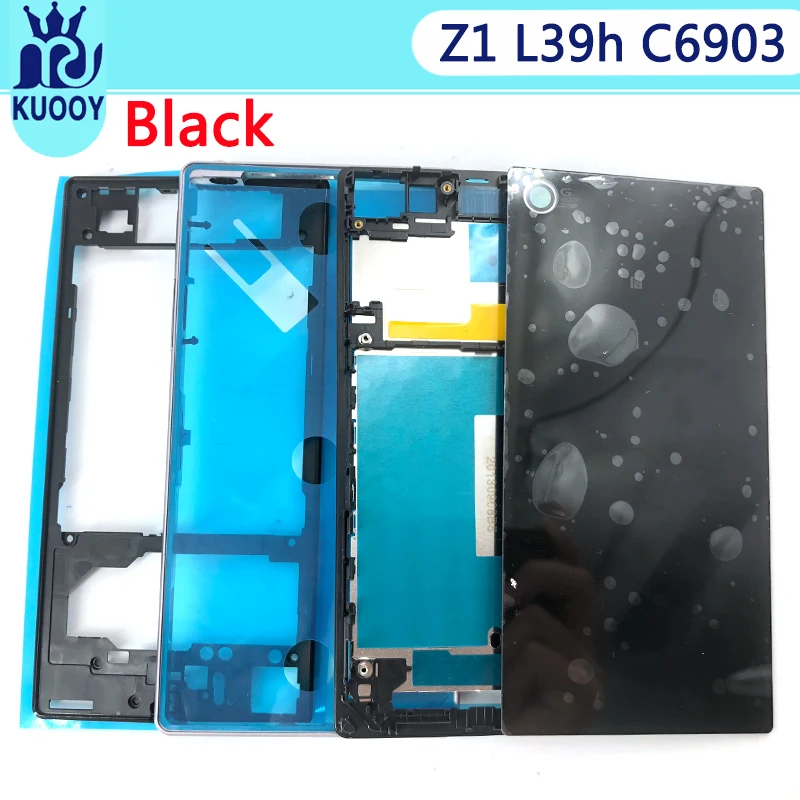 New Z1 Full Housing For Sony Xperia Z1 L39 L39H C6902 Front Middle Housing Frame Plate Bezel Back Battery Cover Door
New Z1 Full Housing For Sony Xperia Z1 L39 L39H C6902 Front Middle Housing Frame Plate Bezel Back Battery Cover Door