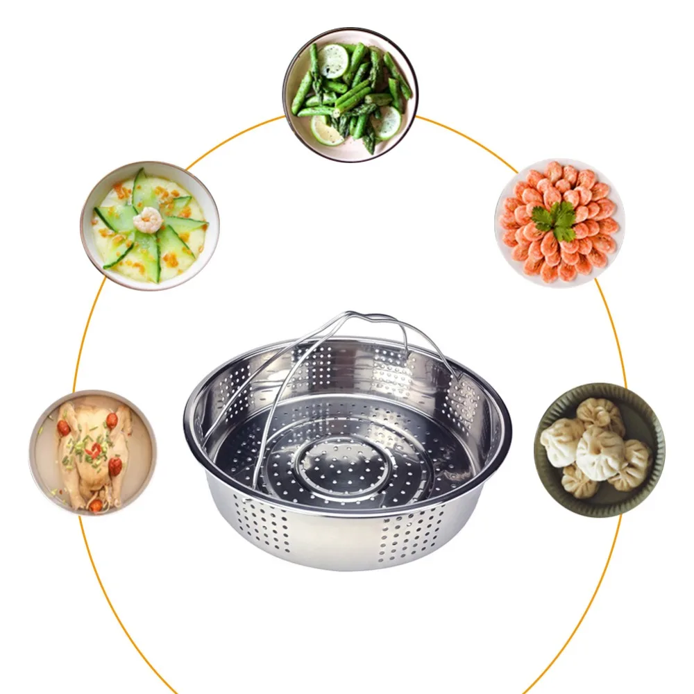Kitchen Colander Steamer Stainless Steel Steamer Rice Cooker Fruits Steamer Instant Pot Steam Basket
Kitchen Colander Steamer Stainless Steel Steamer Rice Cooker Fruits Steamer Instant Pot Steam Basket