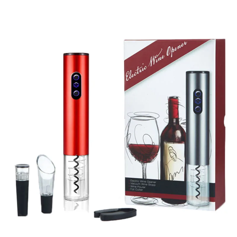 Electric Bottle Opener Set Home Wine Bottle Opener Four Set Wine Opener(Battery Models)
Electric Bottle Opener Set Home Wine Bottle Opener Four Set Wine Opener(Battery Models)
