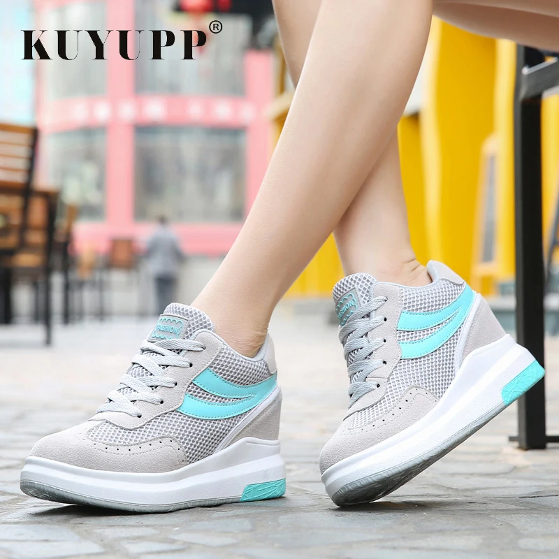 Wedge Concealed Heel High Top Platform Ankle Boots Women Lace-Up Mesh Autumn Winter Ladies Shoes Bota Feminina Boot Gray KBT1084
Wedge Concealed Heel High Top Platform Ankle Boots Women Lace-Up Mesh Autumn Winter Ladies Shoes Bota Feminina Boot Gray KBT1084