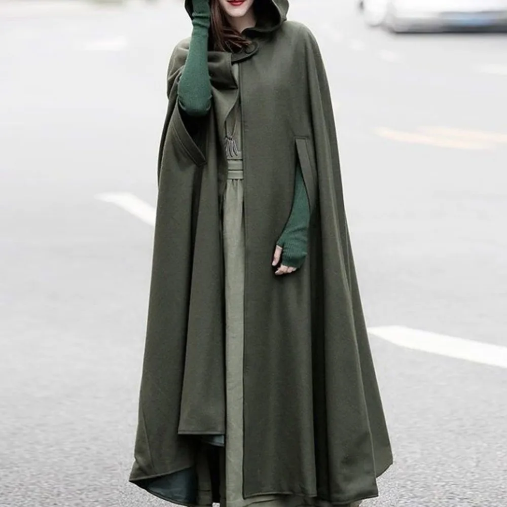 Womens Fashion Jackets Cosplay Fashion Coat Ladies Cloak Parka Outwear Vintage Elegant Hooded New Maxi Tops Spring Long Cloak
Womens Fashion Jackets Cosplay Fashion Coat Ladies Cloak Parka Outwear Vintage Elegant Hooded New Maxi Tops Spring Long Cloak