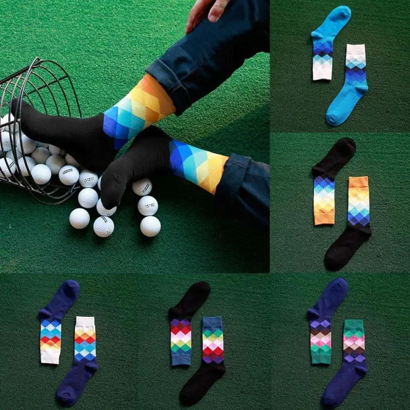 MUQGEW Fashion Mens Cotton Color Block Socks Warm Colorful Diamond Casual Dress Socks Youthful Style Wholesale & Retail Sock
MUQGEW Fashion Mens Cotton Color Block Socks Warm Colorful Diamond Casual Dress Socks Youthful Style Wholesale & Retail Sock