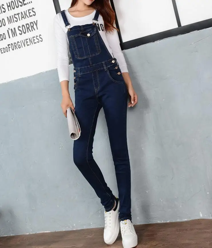 Women Jumpsuit Denim Overalls 2019 Spring Autumn Casual Skinny Pants Ripped Pockets Jeans Coverall Plus Size S-5XL E102
Women Jumpsuit Denim Overalls 2019 Spring Autumn Casual Skinny Pants Ripped Pockets Jeans Coverall Plus Size S-5XL E102