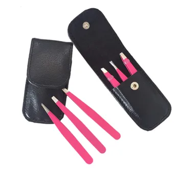 Hot sell 3pcs Eyebrow Tweezer Set Stainless Steel Slant Tip/Point Tip/Flat Tip Eyes Tweezers For Face Hair Removal Make Up Tools
Hot sell 3pcs Eyebrow Tweezer Set Stainless Steel Slant Tip/Point Tip/Flat Tip Eyes Tweezers For Face Hair Removal Make Up Tools