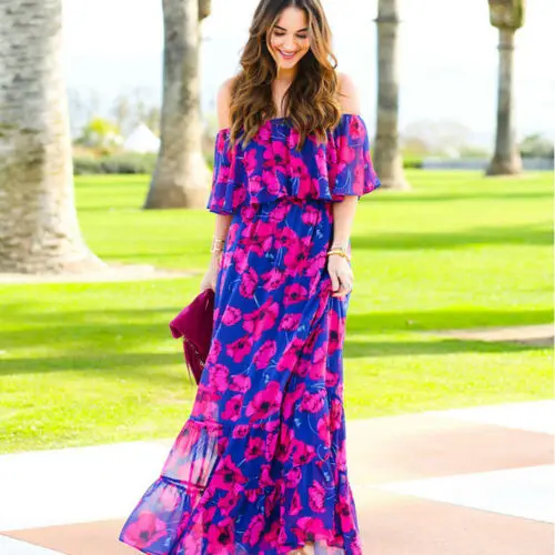 Boho Floral Long Maxi Dress Women Evening Party Floral Off shoulder Beach Sundress Summer Casual Elegante Long Dresses
Boho Floral Long Maxi Dress Women Evening Party Floral Off shoulder Beach Sundress Summer Casual Elegante Long Dresses