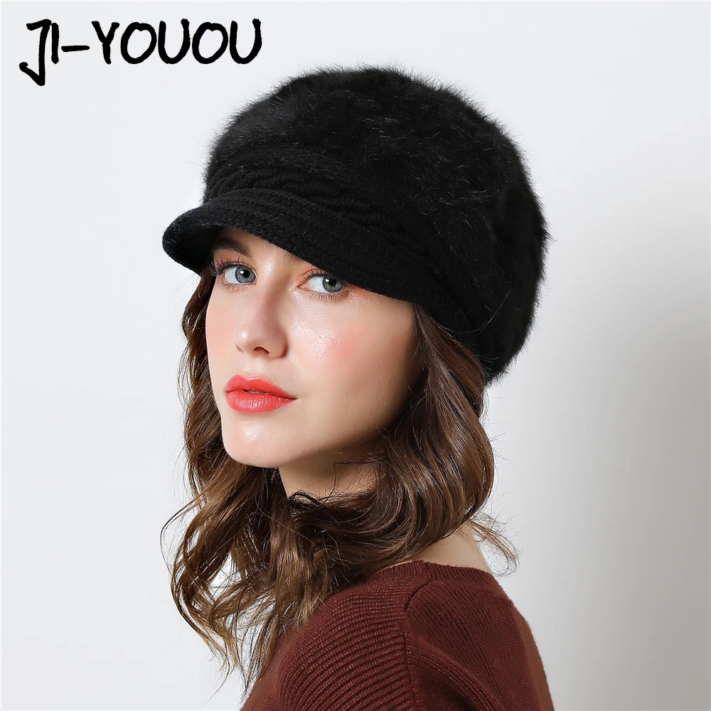 2018 New Elegant women's hat Knitted winter hat for the girl Cap Bow Autumn Ladies Female Fashion Beret Rabbit hair
2018 New Elegant women's hat Knitted winter hat for the girl Cap Bow Autumn Ladies Female Fashion Beret Rabbit hair