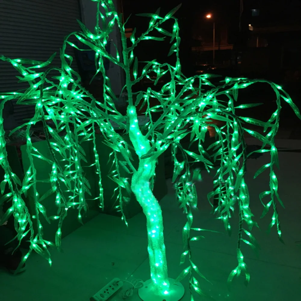 New 1.2m 4ft Height LED Crystal Willow Tree Light 336pcs LEDs Green Color Rainproof outdoor Christmas new year wedding decor
New 1.2m 4ft Height LED Crystal Willow Tree Light 336pcs LEDs Green Color Rainproof outdoor Christmas new year wedding decor