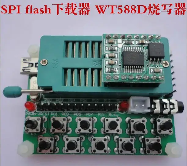 Free Shipping! 1pc WT588D Voice recorder / download / tester board / voice development board YX500V1.0
Free Shipping! 1pc WT588D Voice recorder / download / tester board / voice development board YX500V1.0