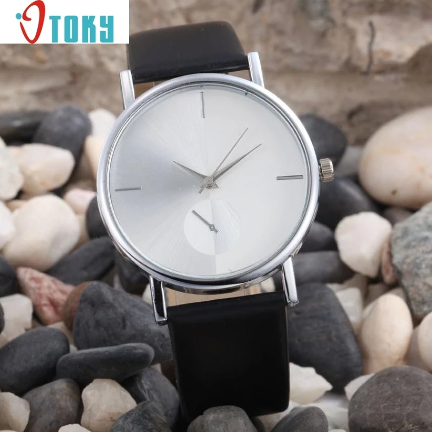 Hot Hot ! Lady Big Dial PU Leather Quartz Watches Black White Women Beauty Dress Watch Round Analog Wristwatch Reloj Mujer jy18
Hot Hot ! Lady Big Dial PU Leather Quartz Watches Black White Women Beauty Dress Watch Round Analog Wristwatch Reloj Mujer jy18