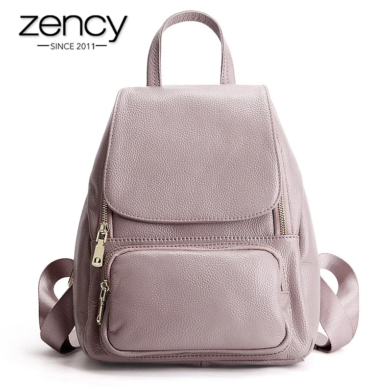 Zency Female Backpack 100% Genuine Leather Knapsack Women Fashion Casual Travel Bags Convenient Schoolbasgs
Zency Female Backpack 100% Genuine Leather Knapsack Women Fashion Casual Travel Bags Convenient Schoolbasgs