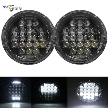 130W Exclusive Blue Projector Lens Brightest 7 inch LED Headlights Amber Turn Signal/DRL Bulbs for Jeep Wrangler suzuki Nissan
130W Exclusive Blue Projector Lens Brightest 7 inch LED Headlights Amber Turn Signal/DRL Bulbs for Jeep Wrangler suzuki Nissan