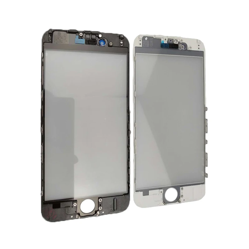 For iPhone 6G 6O 7G 7P 8G8P Glass with Bezel Frame +OCA+Camera Holder+Sensor Holder+Ear Mesh (3)
