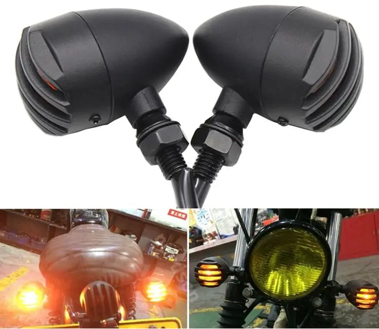 2x Metal Bullet Turn Signal Light Lamp For Yamaha Harley Honda Suzuki Kawasaki Buell Aprilia BMW Custom Chopper Cafe Cruiser
2x Metal Bullet Turn Signal Light Lamp For Yamaha Harley Honda Suzuki Kawasaki Buell Aprilia BMW Custom Chopper Cafe Cruiser