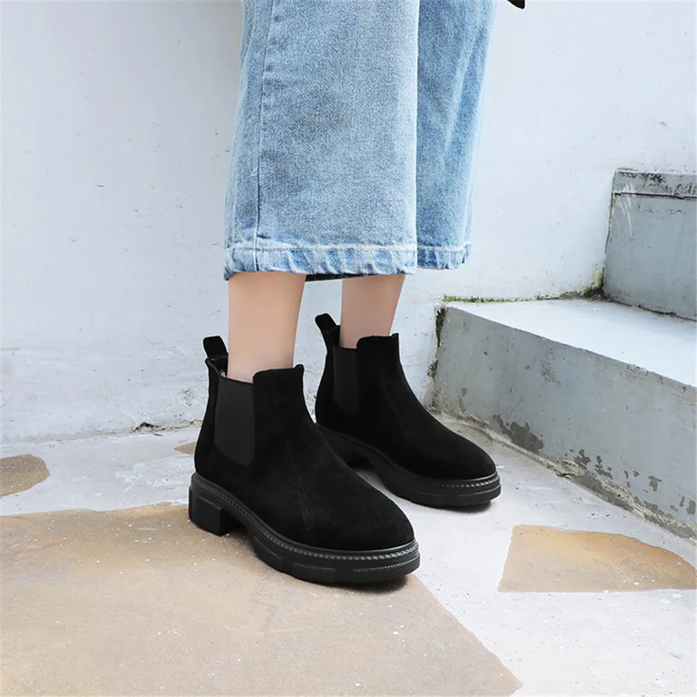 Brand Pretty Ladies Chunky Heels Slip On Women Shoes Woman Casual Leisure Steert Cool Autumn Winter Ankle Boots Women Shoes
Brand Pretty Ladies Chunky Heels Slip On Women Shoes Woman Casual Leisure Steert Cool Autumn Winter Ankle Boots Women Shoes