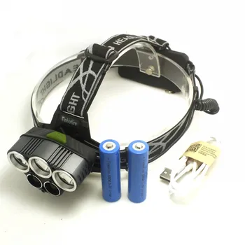 Tinhofire 5Led Waterproof 8000Lm 3*XML T6+2*LED USB Headlight Headlamp Head Lamp Light 5-mode Torch with battery
Tinhofire 5Led Waterproof 8000Lm 3*XML T6+2*LED USB Headlight Headlamp Head Lamp Light 5-mode Torch with battery