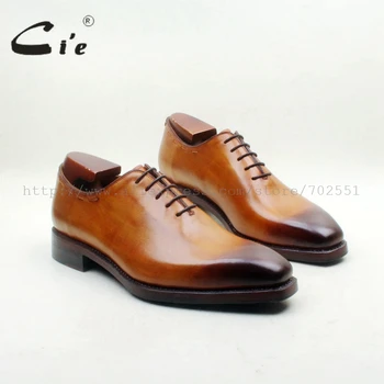 cie Square Plain Toe Hand-Painted Brown Bespoke Whole-Cut Handmade Men's Shoe Dress Oxfords Goodyear Welted Lace-Up No.OX713
cie Square Plain Toe Hand-Painted Brown Bespoke Whole-Cut Handmade Men's Shoe Dress Oxfords Goodyear Welted Lace-Up No.OX713