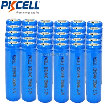 30PCS PKCELL AAA ICR10440 Llithium battery 350mah 3.7v li-ion aaa rechargeable batteries for flashlight
30PCS PKCELL AAA ICR10440 Llithium battery 350mah 3.7v li-ion aaa rechargeable batteries for flashlight