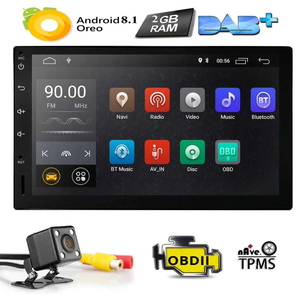 2G RAM Android 8.1 Auto Radio Quad Core 7Inch 1DIN Universal Car NO DVD player GPS Stereo Audio Head unit Support DAB DVR OBD BT
2G RAM Android 8.1 Auto Radio Quad Core 7Inch 1DIN Universal Car NO DVD player GPS Stereo Audio Head unit Support DAB DVR OBD BT