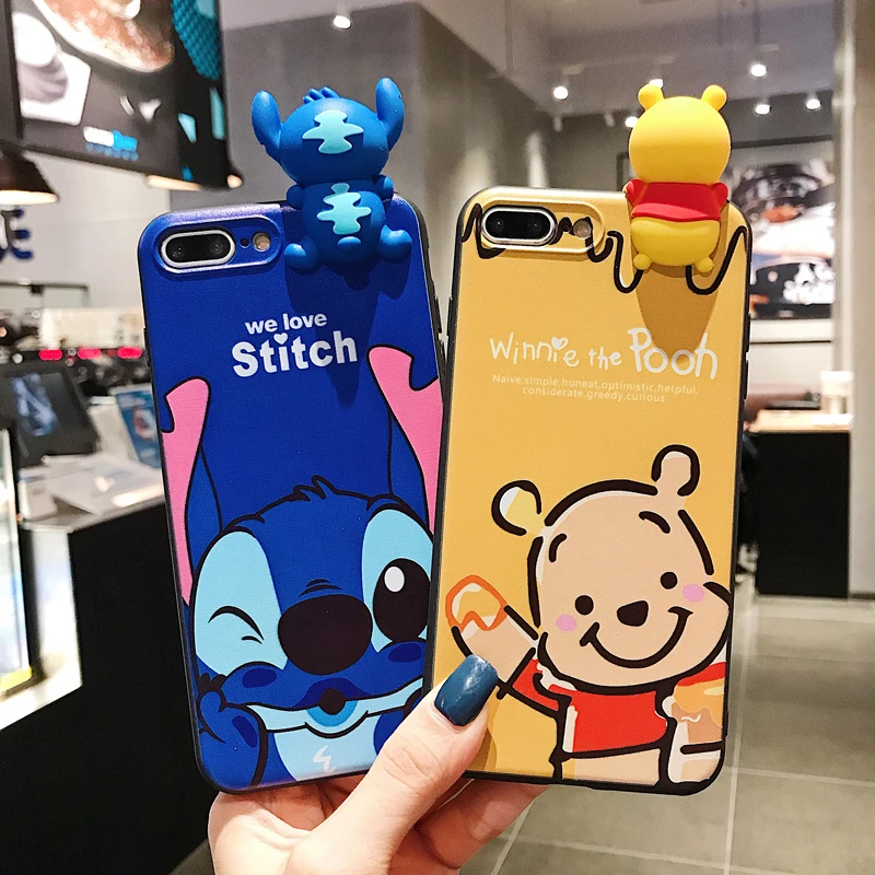 Kawaii Cartoon pattern Stitch Soft Silicon cover case for iphone 7 6 6S 8 Plus X XR XS MAX with lanyard balloon Stent phone case
Kawaii Cartoon pattern Stitch Soft Silicon cover case for iphone 7 6 6S 8 Plus X XR XS MAX with lanyard balloon Stent phone case