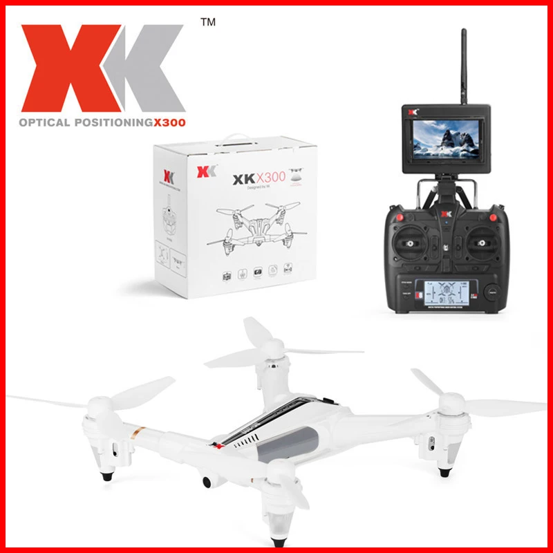 

Original XK X300-F Brushed RC Drone RTF 5.8G FPV 720P HD 2.4GHz 8CH 6-axis Gyro Optical Flow Positioning Air Press Altitude Hold