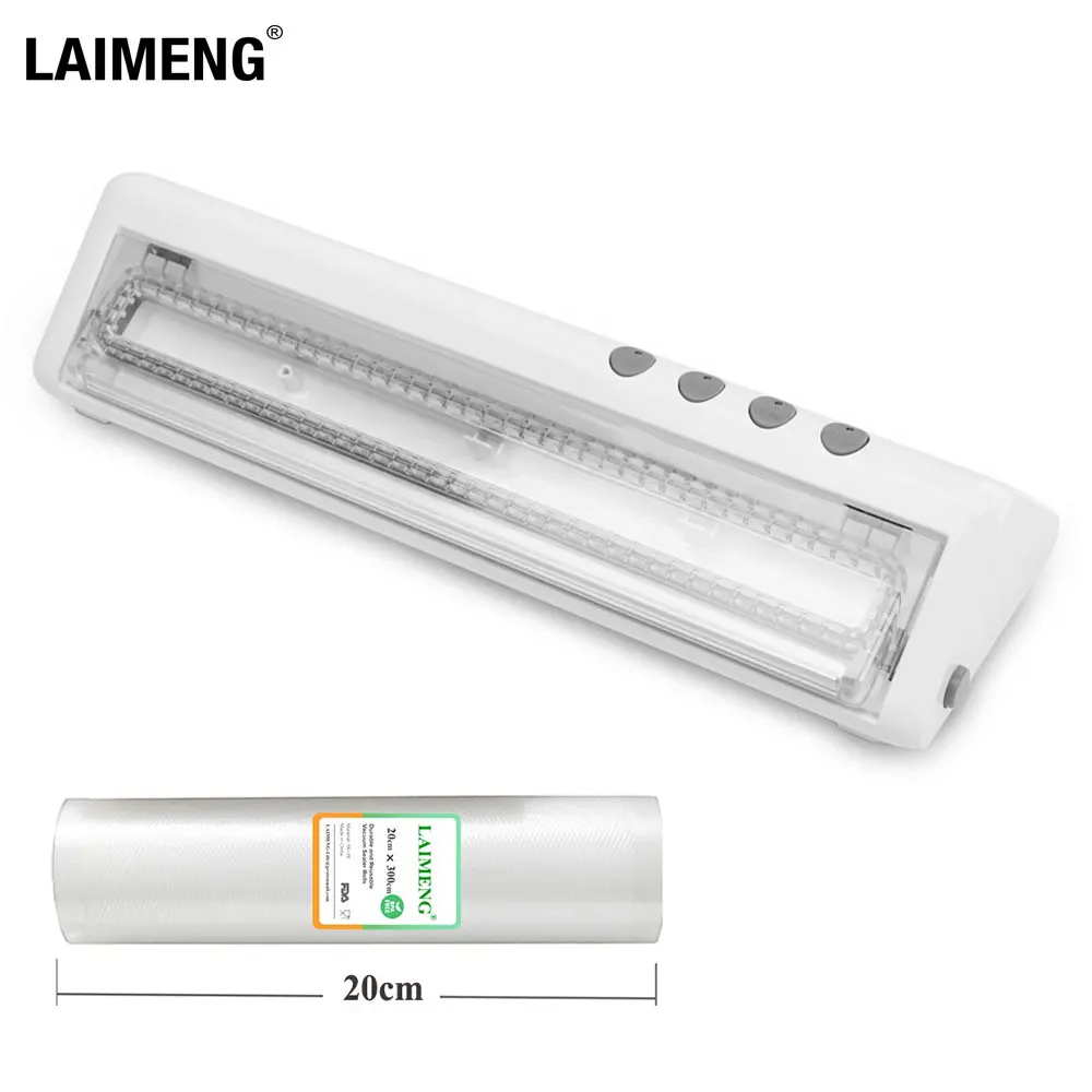 LAIMENG Vacuum Sealers Sealing Machine For Food Sous Vide With Vacuum Bags Food Vacuum Packer 110V 220V Kitchen Appliance S242
LAIMENG Vacuum Sealers Sealing Machine For Food Sous Vide With Vacuum Bags Food Vacuum Packer 110V 220V Kitchen Appliance S242