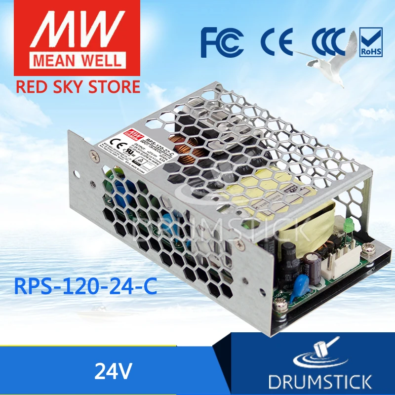 MEAN WELL RPS-120-24-C 24V 5A meanwell RPS-120 24V 120W Single Output Green Medical Type
MEAN WELL RPS-120-24-C 24V 5A meanwell RPS-120 24V 120W Single Output Green Medical Type