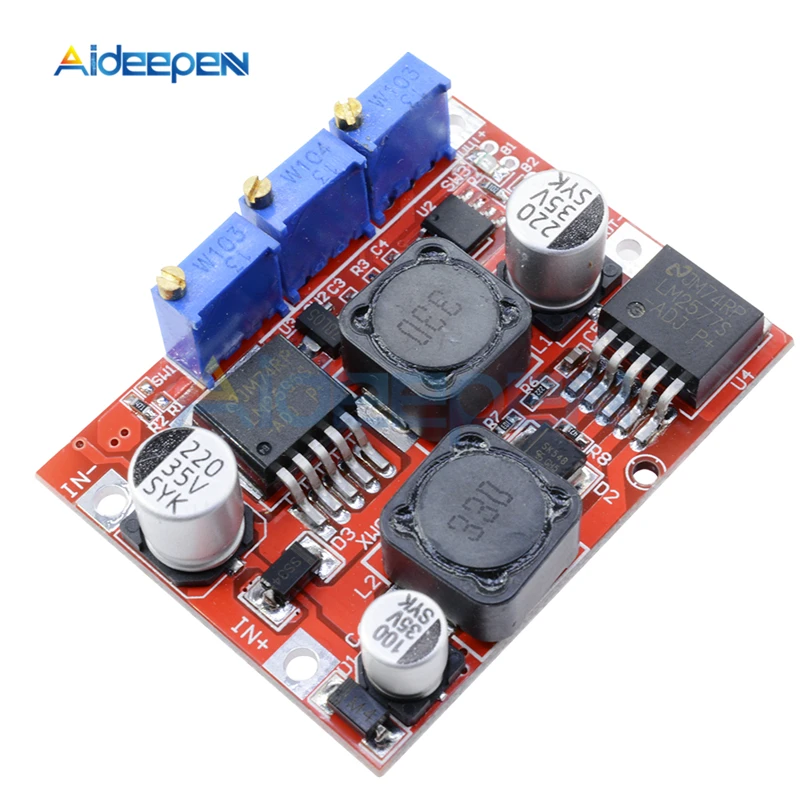 LM2596S LM2577S DC-DC Step Up Down Modules Constant Current Solar panels 15W Automatic Boost Buck Voltage Power Converter Module
LM2596S LM2577S DC-DC Step Up Down Modules Constant Current Solar panels 15W Automatic Boost Buck Voltage Power Converter Module