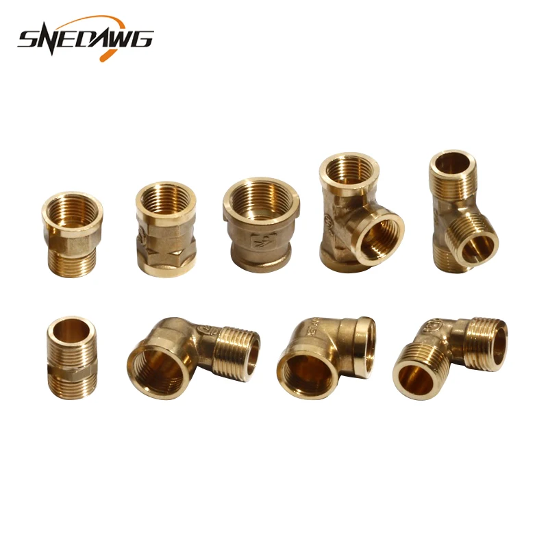 Copper Water Pipe Fitting Straight Elbow Tee Female Male Thread Brass Pipe Joint 25/32mm Water Oil Gas Pipe Fitting Connector
Copper Water Pipe Fitting Straight Elbow Tee Female Male Thread Brass Pipe Joint 25/32mm Water Oil Gas Pipe Fitting Connector