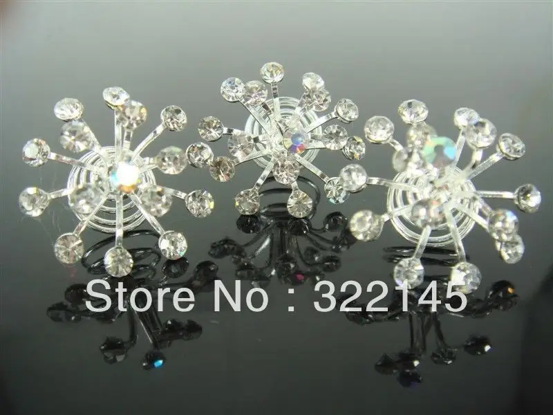 100PCS Multi Spray Bridal Wedding Prom Crystal Rhinestone Hair Twists Spins Pins
100PCS Multi Spray Bridal Wedding Prom Crystal Rhinestone Hair Twists Spins Pins