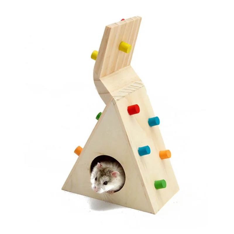 1pc Multi-Function Rat Hamsters Small Pet Toy Play Sport Climbing Cage Nest Natural Wooden Colorful Scaling Ladder
1pc Multi-Function Rat Hamsters Small Pet Toy Play Sport Climbing Cage Nest Natural Wooden Colorful Scaling Ladder