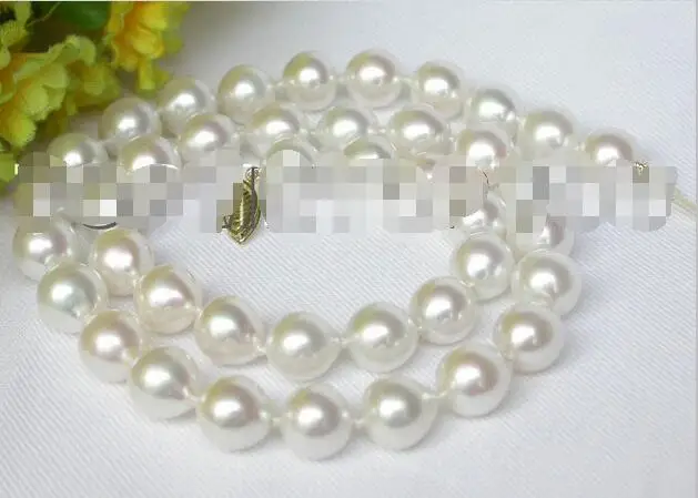 Free shipping hot sale Women Bridal Wedding Jewelry >>GENUINE 17" BAROQUE 10MM WHITE SOUTH SEA PEARL NECKLACE 14KT E278
Free shipping hot sale Women Bridal Wedding Jewelry >>GENUINE 17" BAROQUE 10MM WHITE SOUTH SEA PEARL NECKLACE 14KT E278