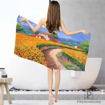 Custom paint_jean- (1) Bathroom Washcloth Towels Face Towel/Bath Towel Shower Towels Size 33x74cm/72x143cm#18-12-17-07-314
