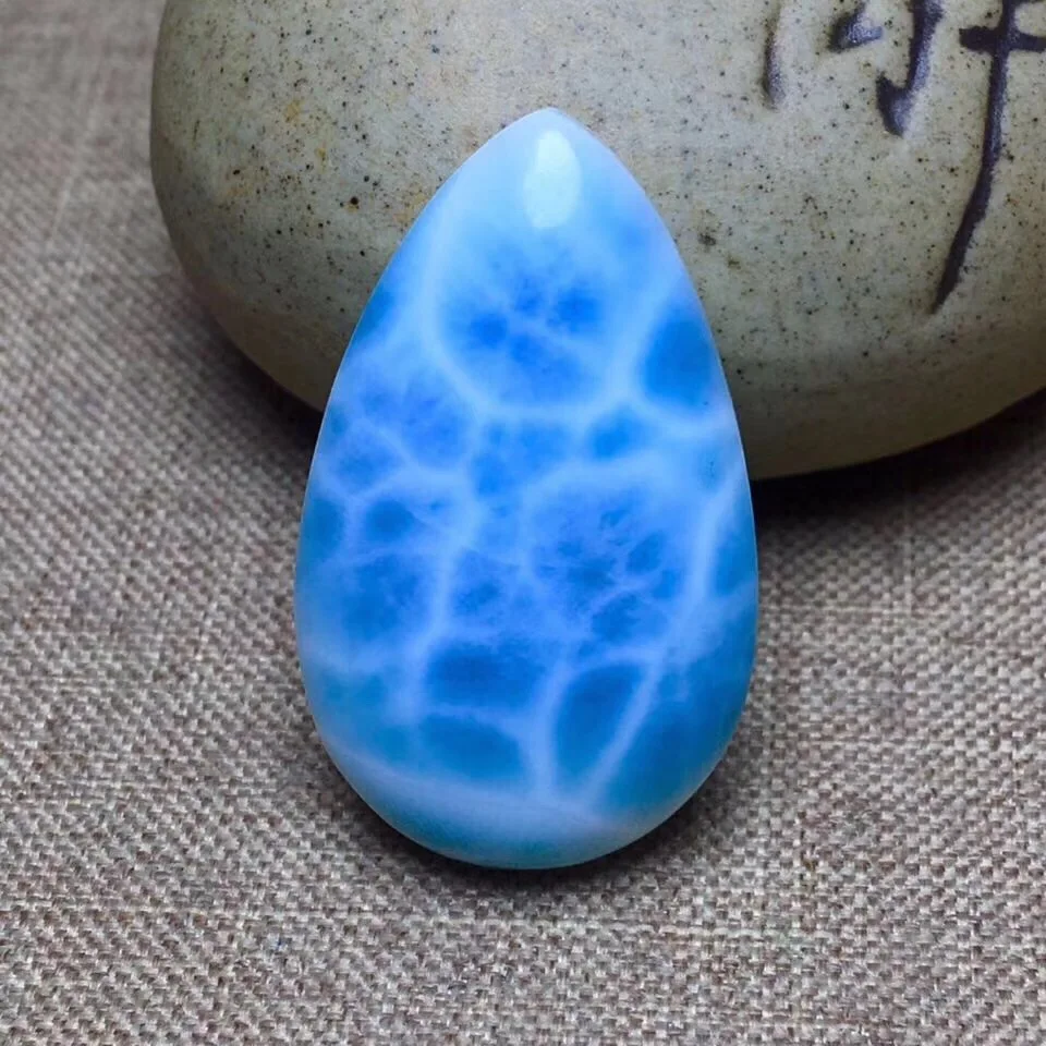 Natural Blue Larimar Gemstone Pendant From Dominica 34x20x9mm Beads Women Female Gift Water Pattern Crystal Pendant AAAAA
Natural Blue Larimar Gemstone Pendant From Dominica 34x20x9mm Beads Women Female Gift Water Pattern Crystal Pendant AAAAA