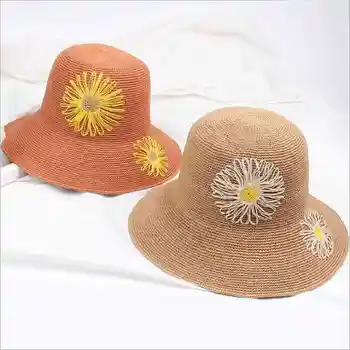 WZCX 2019 New Fashion Hand Embroidery Flower Solid Color Straw Hat Casual Tide Wide Brim Summer Beach Hat Women'S Cap
WZCX 2019 New Fashion Hand Embroidery Flower Solid Color Straw Hat Casual Tide Wide Brim Summer Beach Hat Women'S Cap