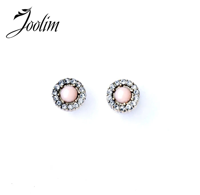 JOOLIM Jewelry Wholesale/New Luxury Bling Pink Round Stud Earring Morningtide Stud Earrings Free Shipping
JOOLIM Jewelry Wholesale/New Luxury Bling Pink Round Stud Earring Morningtide Stud Earrings Free Shipping