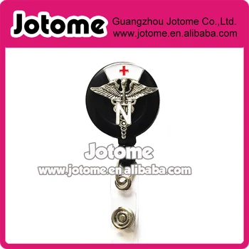 Retractable ID badge holder reel - Medical Symbol with White Nurse Hat
Retractable ID badge holder reel - Medical Symbol with White Nurse Hat